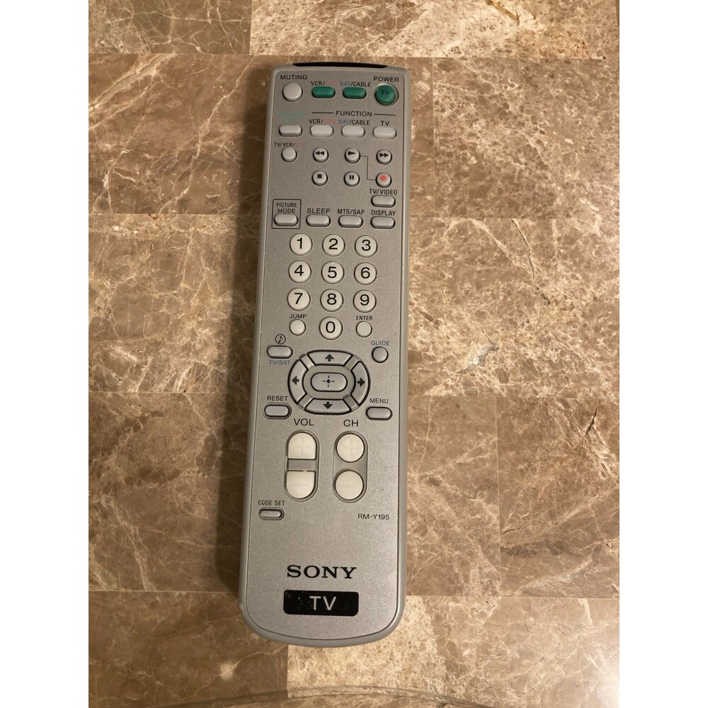 Sony RM-Y195 TV Remote CDPCX53 KV21FA310 KV27FS120l TESTED Works Original